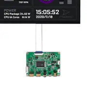 12.6 inch LCD For Computer Screen PC Case DIY Hyte Y60 Aida64 CPU GPU Monitor