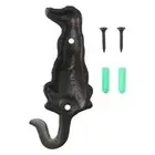 Black Puppy Door Hook Iron Coat Hook Lightweight Towel Hooks For Clothes Cast