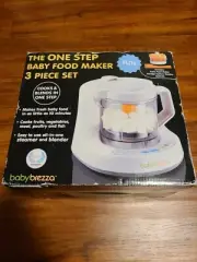 Baby Brezza One Step Baby Food Maker Elite 3 Piece Set Steamer Blender
