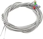 OFFSCH Bass Strings Music Wire Stainless Steel String 5 High Durability Metal Strings for Bass Guitar Instrument Accessory for Professionals Beginners