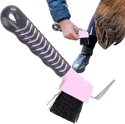 Horse Hoof Pick Brush - Versatile Horse Shedding Brushes Horse Hoof Trimming Tools,Ergonomic Horse Cleaning Tools Horse Hoof Groove Cleaner for Horse Farm
