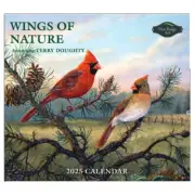 Pine Ridge 2025 Calendar Wings of Nature Calender Fits Wall Frame