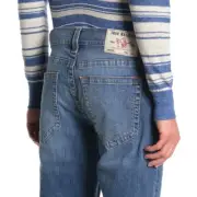 True Religion Men's Geno Slim Fit Stretch Jeans in Lazy Daze