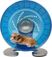 Petest Hamster Exercise Wheel, Silent Spinner Hamster Running Wheels, Diameter 6.7 inch, Blue