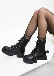 [Current Mood] Pricked Off Combat Boots