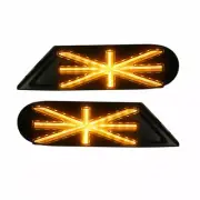Union Jack LED Side Marker Turn Signal Light Lamp For Mini Cooper R56 R57 R55 58 (for: Mini)
