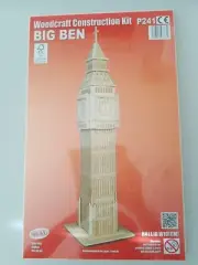 Big Ben - QUAY Woodcraft Construction Kit Wooden 3D Model kit P241 Age 7+
