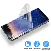 HydroGel Plastic FullCover Screen Guard Samsung S6 7 8 9 10E 20 21 22 + Note A20