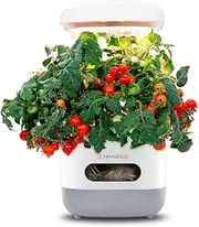 FAFAGRASS Indoor Hydroponic Garden System, LED Growing Light, Adjustable Height Water Pump, Countertop Herb Garden Kit