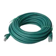 8ware Cat 6a UTP Ethernet Cable, Snagless - 7m Green