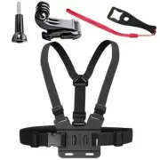 Wear-Resisting Chest Harness Body Strap Mount Adjustable for GoPro Android USA