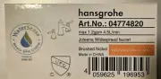 Hansgrohe Joleena 1.2 GPM Widespread Deck Mounted Bathroom Faucet Brushed Nickel