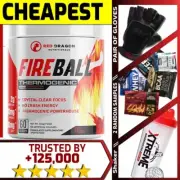 RED DRAGON FIREBALL FAT BURNER 60SRV // PRE WORKOUT WEIGHT LOSS OXY OPTION