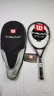 Wilson Triad Hammer 2.0 Tennis Racket (T7320) w/ Cover - 4 in, Unstrung, OS
