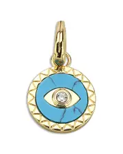 Aqua Evil Eye Charm - Exclusive