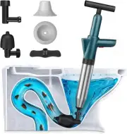 CNFortune High Pressure Air Drain Blaster Plunger – Clog Remover Tool