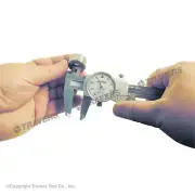 Mitutoyo 505-742J 6" .100"Range: Per Rev WF Precision Dial Calipers
