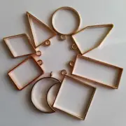 Jewellery Findings Rose Gold Blank Geometric Mixed shapes MYO pendants, earrings