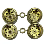 Tamiya Monster Beetle Blackfoot Wheels Chrome Gold Front Rear RC Rim OZRC ML1037