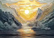 [Yunlus] Jigsaw Puzzles for Adults 1000 Pieces Impossible Hard Difficult Challenging Puzzles for Adults 1000pc Puzzle Sunrise at Mountain Peak Jigsaw Puzzle 1000 Pieces 28 x 20 inch
