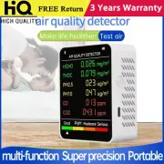 6-in-1 Air Quality Detector Wall Mounted Air Quality Monitor for PM2.5 PM10 CO