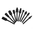 10pcs Rotary Rasp Drill Bit Woodworking Burr File Drill Bit Cutting DIY Cutter