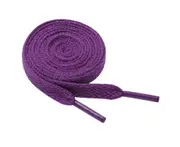 1 Pair Sneaker Shoelaces Wear-resistant Knitted Solid All Match Shoe Laces for Bag Dark Purple