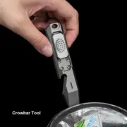 Hot Titanium Alloy Multi Tools Pry Bar Crowbar Fidget Clicker Toy Stress Relief