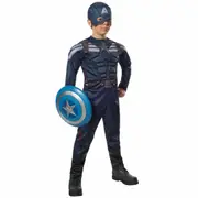 Captain America Muscle Avengers Winter Soldier Stealth Superheroes Boys Costume