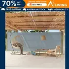 Patio Retractable Side Awning 200x600 cm Grey Outdoor Privacy Screen Shade 17974