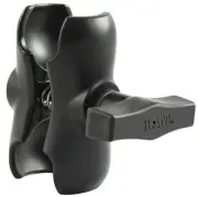 RAM-201U-B - RAM Short Double Socket Arm for 1.5 Balls (Overall Length: 3.5 )