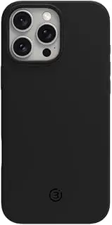 3sixT Pureflex+ Silicone MagSafe Compatible Phone Case for iPhone 16 Pro Max - Black