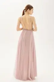 NWT!! $300 Topshop Blush Pink Princess/ Wedding /Bride Dress Sz 6(US)/ Small!