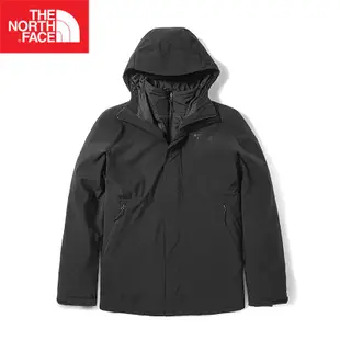 【The North Face 美國】男款DV Primaloft 兩件式外套 黑/北臉外套/NF0A4NANJK3