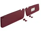 Sunvisor and Clips Set For Mercedes R107 W107 C107 Burgundy Color