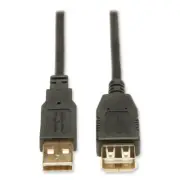 Tripp Lite U024010 10 ft. USB 2.0 A Extension Cable - Black New