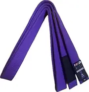 [OSS Combat Sports] OSS - Brazilian Jiu-Jitsu Belt 100% Cotton Durable BJJ Belt IBJJF Approved Adult’s Size (Purple, A1), Purple