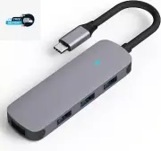 MMOBIEL USB-C to 4X USB-A Adapter Port Hub - 4-In-1 USB Hub Splitter - USB Hub 3