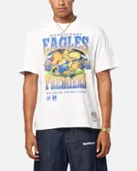 [MITCHELL & NESS] Mitchell & Ness West Coast Eagles Mascot T-shirt Vintage White - Size S S Vintage White
