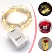 Fairy Lights with Switch Copper String Light Christmas Party Warm White Gift /