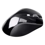 Black Wireless Cordless Ergonomic Optical Mouse Computer PC Laptop Home/Office