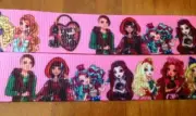 NEW Ever After High Grossgrain Ribbon 22mm 1M,2M,3M, 4M or 5M U Choose