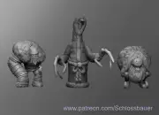 Krampus Helpers Yule Lad Monster Manual 28mm Scale DND D&D Tabletop Miniature SB