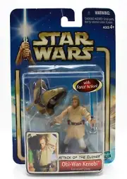 Star Wars Attack of the Clones Obi-Wan Kenobi Coruscant Chase NIB 2002