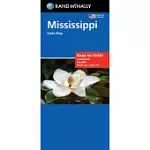 RAND MCNALLY EASY TO FOLD: MISSISSIPPI STATE LAMINATED MAP