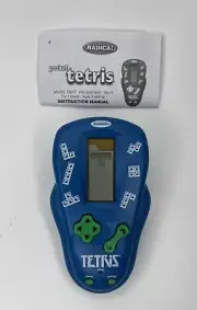 New Open Box - Tetris Electronic Handheld Pocket Video Game Radica 2000