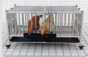 stainless Steel portable chook chicken cage fodable 95*60*60cm