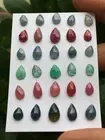 Natural ruby sapphire emerald rosecut lot wt 33.20 carats pcs 30