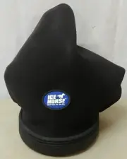NEW Ice Horse BIG BLACK BOOT Single /3 inserts Ice Boot Laminitis LARGE Size 4-5