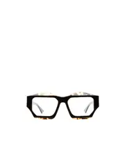 tortoiseshell-effect square-frame glasses 52 Black